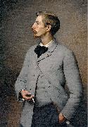 Charles Sprague Pearce Portrait of Paul Wayland Bartlett oil painting on canvas